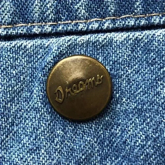 Dreams Vintage 80's Denim Jumpsuit Romper High Rise sz Medium - Picture 6 of 7